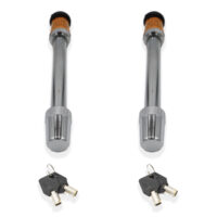 Blue Ox 5/8 Inch Locking Hitch Pin Set, Silver, Chrome Plated (2-Pack)