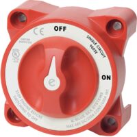 Blue Sea Battery Disconnect Switch, 350A Continuous, Removable Knob