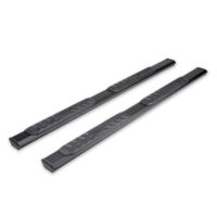 TrailFX A4 Series Hexagonal Nerf Bar, 4-1/2 Inch, Black, Rocker Panel Mount