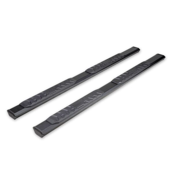 TrailFX A4 Series Hexagonal Nerf Bar, 4-1/2 Inch, Black, Rocker Panel Mount