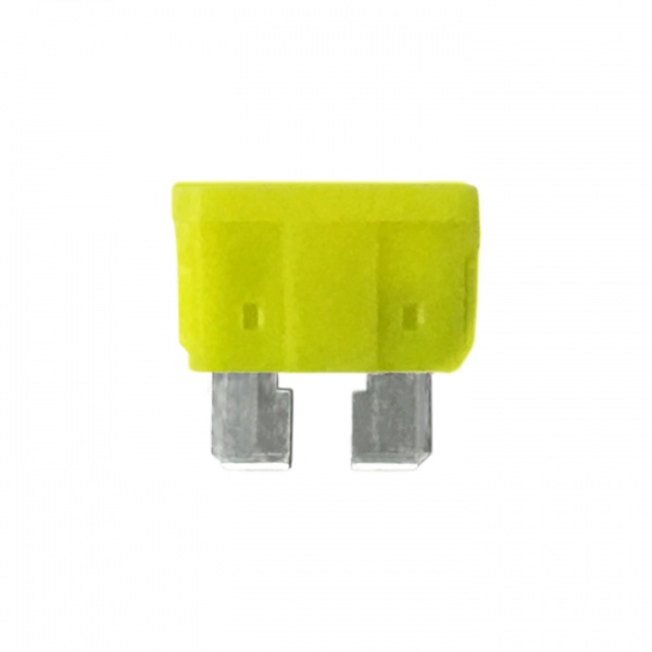 WirthCo 243707 20 Amp Yellow Standard Blade ATO/ATC Fuse