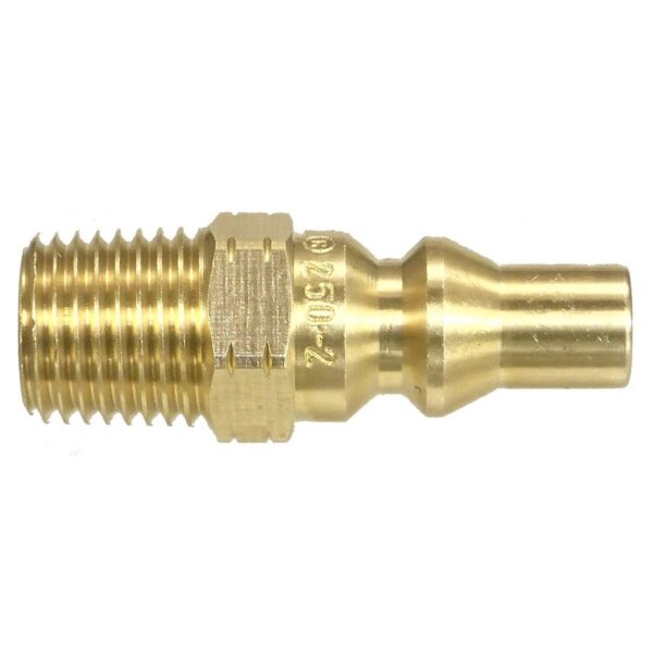 MB Sturgis Propane Adapter Fitting, 1/4-Inch Male Threads to 1/4-Inch Male Threads, Straight