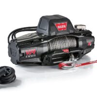 WARN VR EVO 8-S Electric Winch, 8,000 lbs, 12V, 90 Feet Synthetic Line, Black