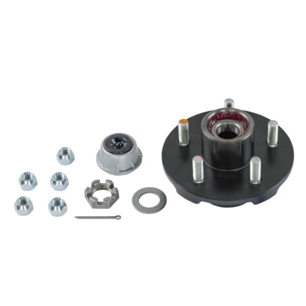 Lippert Idler Axle Hub, 3,500 lb, 5x4.5 Bolt, Electric