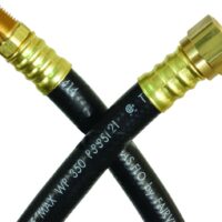 JR Products Propane Hose, 24 Inches, 1/2 x 3/8 Inch, Mixed Ends Adapter