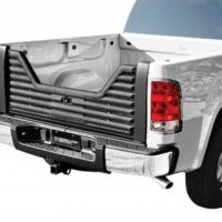 Stromberg Carlson Composite Tailgate, V-Louvered, Lockable, Matte Black