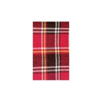 Carefree of Colorado Picnic Blanket, Burgundy Plaid, 6.5 x 5.5 Feet