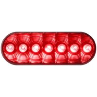Peterson 6-1/2 x 2-1/4 Inch Oval LED Stop/Tail/Turn Trailer Light