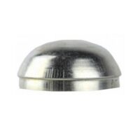 Lippert Trailer Wheel Bearing Dust Cap, Silver, 7,000–8,000 lb Axle