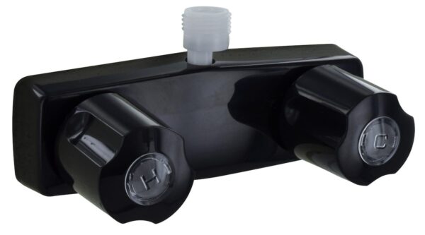 Phoenix Products Shower Control Valve, Black, 4-Inch Dual Handle