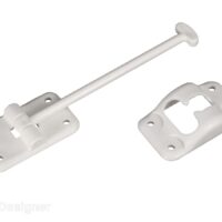 RV Designer Plastic T-Style Door Holder, 6 Inch, White