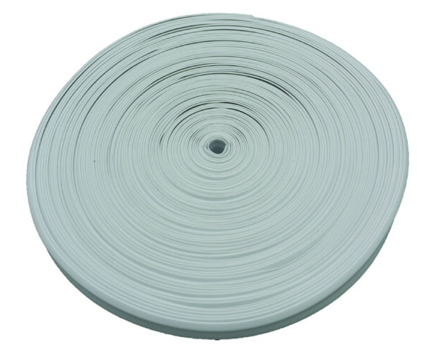 AP Products Trim Molding Insert, 1 Inch Wide, 1000 Feet, White Vinyl