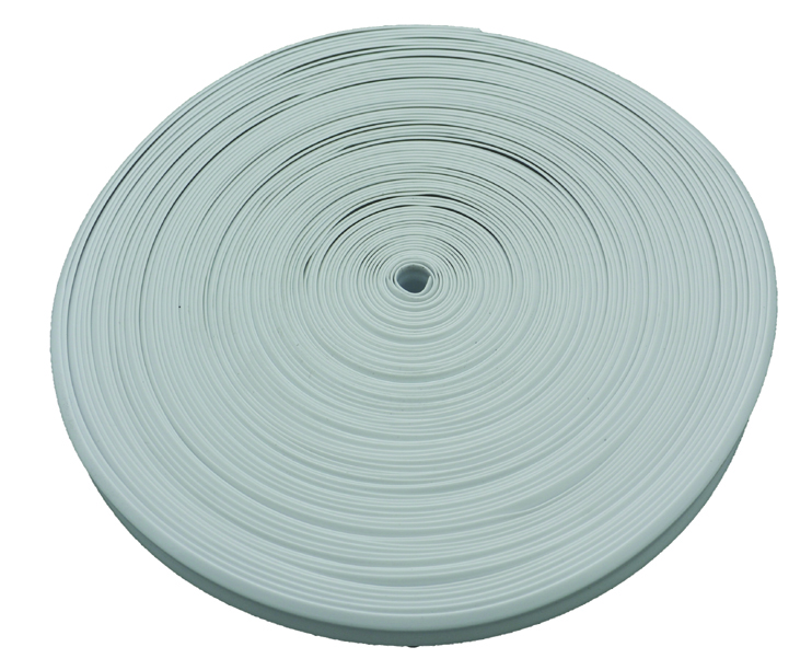 AP Products Trim Molding Insert, 1 Inch Wide, 1000 Feet, White Vinyl