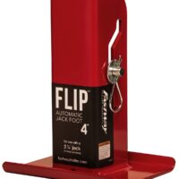 Fastway Flip Automatic Trailer Tongue Jack Foot, 4 Inch Extension