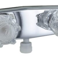 Phoenix Products Dual-Valve Shower Control Valve, 4 Inch, Chrome Silver