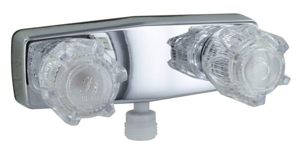 Phoenix Products Dual-Valve Shower Control Valve, 4 Inch, Chrome Silver