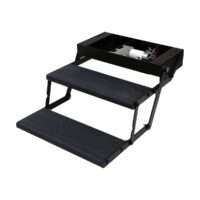 Lippert Tread Lite Power Entry Step, 2 Steps, 30 Inch, LED Lit