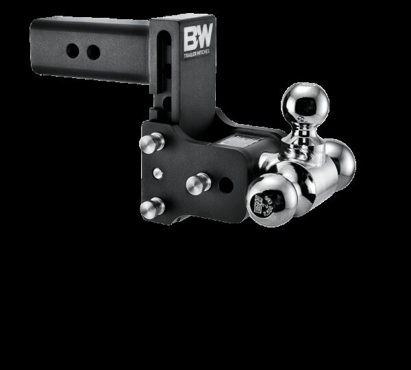 B&W Triple Ball Mount, 2-1/2 Inch Receiver, 18,000 lbs, Swivel