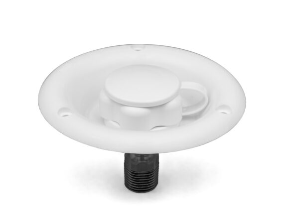 B&B Molders Fresh Water Inlet Polar White (Recessed Mount, 2-1/2 Inch depth)