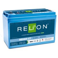 RELiON LT Series 12V 100 Ah Lithium Battery, Cold Weather, -20°C Charging