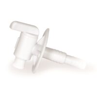 Camco Fresh Water Tank Drain Valve with Barbed Ends, 3/8 and 1/2 Inch