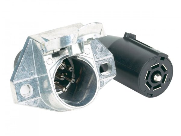 Hopkins 7-Blade to 7-Pin Round Trailer Adapter