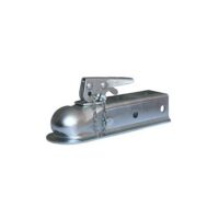 Husky Towing Trailer Coupler, Straight Tongue, 3500 lbs, 2 inch