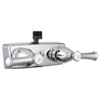 Dura Faucet 2-Valve Shower Control with Chrome Plated Finish, 4 Inch