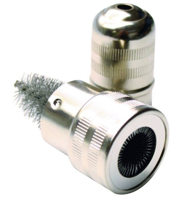 East Penn Battery Terminal Cleaner, Metal Brush, Silver