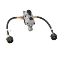 Flame King Auto-Changeover Propane Regulator, Low Pressure, 2-Stage