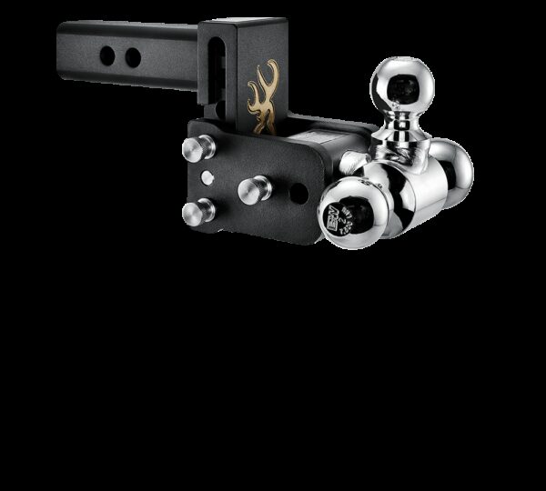 B and W Trailer Hitches Triple Ball Mount, 2 Inch Receiver, 10,000 lb Capacity