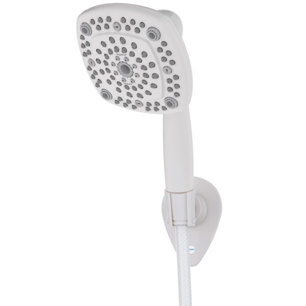 Oxygenics Hand Shower Head, 8 Spray Settings, White, Gloss