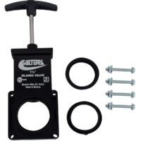 Valterra 1-1/2 Inch Gray Water Sewer Valve with Plastic Handle