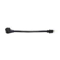 Arcon RV Power Cord Adapter, 15A to 30A, 18-Inch, Black