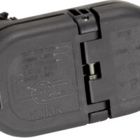 Husky Trailer Wiring Connector, Vehicle End, 7-Blade and 4-Flat, Black