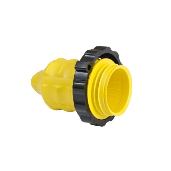 Marinco 30 Amp Power Cord Adapter Weatherproof Cover, Yellow
