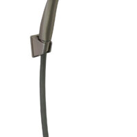 Empire Handheld Shower Head, Round, Silver, Brass, with Hose