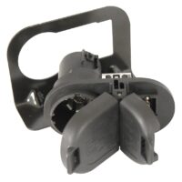 Hopkins Multi-Tow Trailer End Connector, 7-Blade to 4-Flat, Black