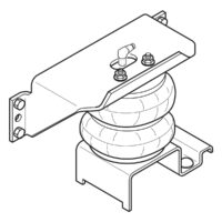 Firestone Ride-Rite Air Helper Spring Kit, 5000 lb, Black, Set of 2