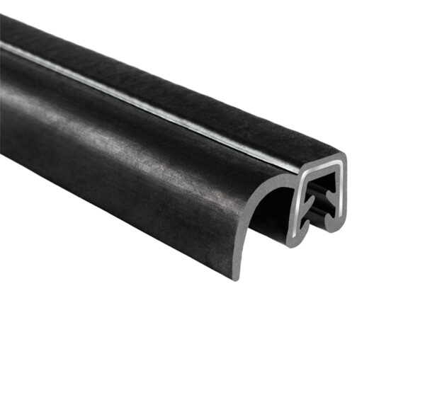 Trim-Lok Weather Stripping, EPDM Rubber, 0.664" x 0.855" Steel Wire Core, 250 ft