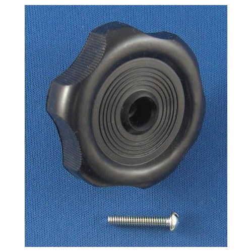 Strybuc Window Crank Knob, Black, 2-1/8 Inch Diameter, 7/8 Inch Shaft