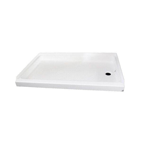 Specialty Recreation Rectangular Shower Pan, 24 x 32 Inch, White