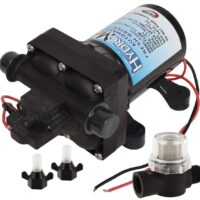 Valterra 12V 3 GPM Fresh Water Pump, Self-Priming, Marine-Rated