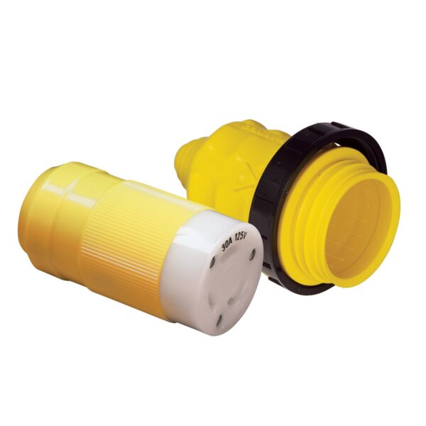Marinco 30-Amp Power Cord Connector, L5-30R, Yellow