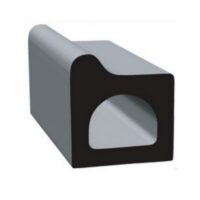 Clean Seal Bar Seal Door and Window Channel Seal, 50 Feet, Black