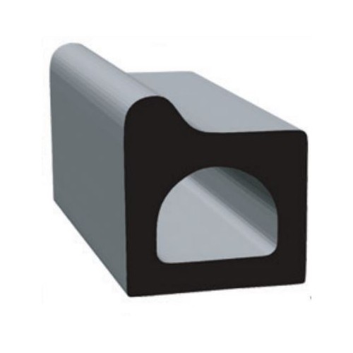 Clean Seal Bar Seal Door and Window Channel Seal, 50 Feet, Black