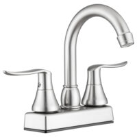Dura Faucet Dual-Lever High-Arc RV Kitchen Faucet, Brushed Nickel
