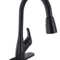 Phoenix Products Kitchen Faucet, Pull-Out, Oil-Rubbed Bronze, 8 Inch