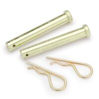 Husky Towing Trailer Hitch Pins, 5/8 inch, Straight, Set of 2, Silver