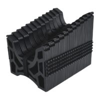 Duraflex 20 Foot Sewer Hose Support, Collapsible Black Plastic